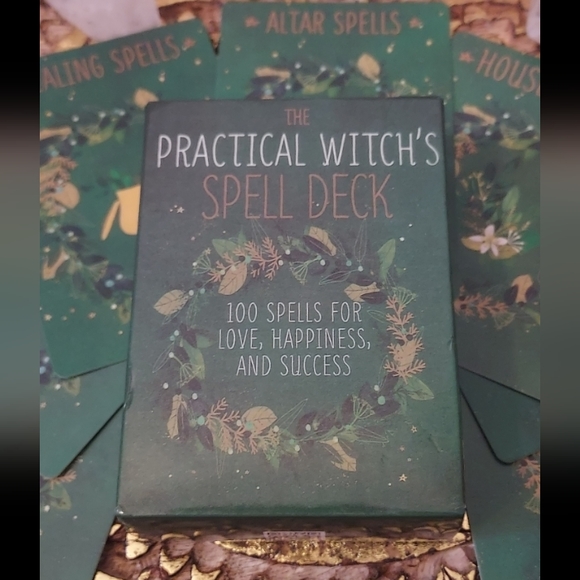 The Practical Witch's Spell Deck 100 Magic Spells for Love, Happiness & Success - Picture 2 of 8